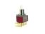 Snap-Action Push Button Switch • Momentary • Form : DPDT-1-(1) • 5A-120VAC/28VDC • Right-Angle-PCB-ThruHole • Standard-Lever Actuator [8702A4]