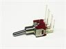 Sub-Miniature Toggle Switch • Form : DPDT-1-0-1 • 3A-125 VAC • Right-Angle-Hor.Mount • Standard-Lever Actuator [TS9A]