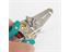Multi-Function Wire Stripper 6-Functions-in-One with Safety Clip 190mm - φ0.8/1.0/1.3/1.6/2.0/2.4/3.2 mm CRIMP = 22-18AWG, 12-10AWG [PRK CP-406S]