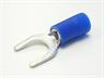 Insulated Fork Terminal Lug • 6mm Stud • for Wire Range : 1.17 to 3.24 mm² • Blue [LF25006]