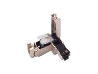 Profinet Connector, RJ45, Tool Free IDC Termination - 90° Cable Entry - Rugged Metal Housing - Color Coded Wire Entry Tray - 100Mbps also for EtherCAT, ModBUS - IP20 [XY-700-901-1BB20-ECN]