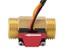 Water Flow Sensor ZJ-B7 Consists of a Copper Body, A Water Rotor, and a Hall-Effect Sensor. [BDD G1/2IN WATER FLOW SENS BRASS]