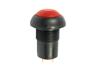 IP67 Non-Illuminated Latching Push Button Switch • Form : SPST-0-(1) • 17mm Round Black Bezel • Red Button • Solder-Lug [PBRL171ATLE2]
