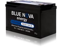 Bluenova Lithium Iron Phosphate (LiFePO4) Rechargeable Battery, OPV Range:11.6V~14.2VDC, Over-current Prot:450A, Over Voltage Cut-Out:15.6V, Under-VLTG CUT-OUT:10.0V, Charge Current:150A Continuous, BMS, Efficiency 96-99%@C1, (327x172x218mm), IP56,20Kg [BATT 13V154 LI-ION BLN]
