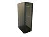 16U 19" Floor Standing Glass Server Cabinet 600x800 (Includes 2 Trays 550x800mm & 1 x 2way Fan Tray) 63Kg [RACK 16U 19IN GLASS CABINET]