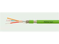 4 Core 0,64mm Square Profinet/Industrial Ethernet Cable Green Pur Jacket. [CAB02PR PROFINET TYPE A]