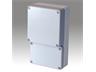 Dual-Chamber IP66 Diecast Aluminium Enclosure • aluTWIN • 166 x 100 x 55mm (L x W x H) [ROLEC ATF100]