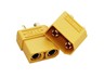 XT90 Battery Connector Pair 2pole 45A (90A max) [RC-XT90 CONNECTOR PAIR]