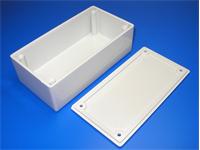 Series S20 type Multipurpose Enclosure • ABS Plastic • without Ribs • 130x70x44mm • White [BT2W NO RIBS]