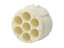 Circular Connector M23 Signal Male Crimp Insert - 6 Pole for 2mm Contacts - 20A @ 630VAC Max. [7003906101]