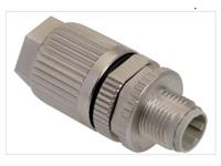 Circular Connector M12 D COD Cable Male Striaght 4 Pole Crimp Term 4,5-8,8mm Cable Entry Ring Shield IP67 [21038821415]
