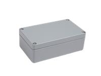Aluminium Waterproof Enclosure, Rated IP66, Size : 110x64x37 mm, Weight 230 g, Impact Strength Rating IK08, Box Body and Cover Fixed with Stainless Screws, Silicone Foam Seal. Good, Dustproof & Airtight Performance. Max Temperature:-40°C TO 120°C. [XY-ENC WPA7-03 MS]