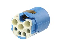 Circular Connector M23 Power Male Crimp Insert 8 Pole(4+3+PE) for 4x1mm/4x2mm Contacts - 8/28A @ 300/500VAC MAX. [7084943121]