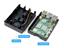 Aluminum Stripe Grooved Case for Raspberry PI 5, Built-In Cooling Fan and Heatsink Pillars. The Raspberry PI 5 IS Not Included. [WVS RASPBERRY PI5 ALUM CASE+FAN]