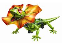 Frilled Lizard Robot features an Adjustable Neck, Infra-red Sensor, and a Waggling Tail for Ages: 10+ [EK-FRILLED ROBOTIC LIZARD]