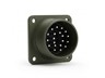 Circular Connector M12 D Cod Female 4P Screw Lock M16 X 1,5 Rear Panel Entry Front Mount To Rj45 Male Plug W/2m Shield TPE Cable IP67. [J224TPESTPU02.0M]