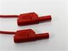 19A PVC Test Lead with Angled Banana Plugs [XY-MLS WS 100/2,5E RED]