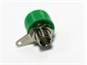 4mm 19A Panel Mount Banana Socket with Solder Tag [RC11 GREEN MOD]