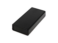 ABS Enclosure 140X66X28MM With Battery Door Black [1593YBK]