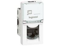 Legrand 572306 - RJ45 socket Arteor, Category 6A STP, 9 contacts with 1 Module in White Colour [LGD 572306]