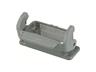 Bulkhead Housing Metal with 1 Locking Lever Top Entry For "10A" Series. THighck EPDM Gasket 2mm IP65 [H10A-BK-1L/SC-T]