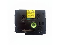 Brother Compatible Label Cartridge, TZE in Black on Yellow Tape 12mm (8metres), AZE-631 = BRH TZE 631 [AZE-631]