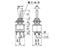 Midget Toggle Switch • Form : DPDT-1-(1) • 6A-125 VAC • Solder-Lug [MS500GB]