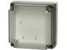 Enclosure Polycarb with Smoked Transparent Cover 130 mm2 x 100 mm high IP67 [PCM125/100T FIBOX]