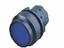 Push Button Actuator Switch Illuminated Latching • Blue Lens • Black 30mm High Bezel [P304LB]