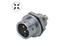 Male Circular Connector • Metal-Shielded with Push-Pull Snap Lock Panel-Mount Jam-Nut • 4 way • 200V 5A • IP67 [XY-CCM212-4P]