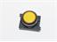 Push Button Actuator Illuminated Latching • Yellow Flush Lens • Black 30mm Bezel [P301LY]