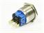 Ø25mm Vandal Proof Stainless Steel IP67 Push Button Switch with 1N/O 1N/C Momentary Operation and 5A-250VAC Rating [AVP25F-M3S]