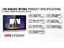 Hikvision Hybrid HD Indoor Monitor 7 inch TFT Touch Screen 1024×600 Resolution, 1 Built-in Omnidirectional Microphone, Linked Indoor Extensions Capacity:2, Alarm I/P:2, 4 Wire, Linked Doorphone Capacity:2, Support TF Card Up to 128GB, 12VDC [HKV DS-KH6352-WTDE6]