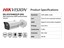 Hikvision Deepin View ANPR Bullet Camera 4MP Varifocal Lens 2.8-12mm, 60M IR, License Plate Recognition, 1/1.8" Progressive Scan CMOS, Max Res:2688×1520, 150dB WDR, IR Wavelength:850nm, Built-in memory Card Slot Upto 1TB, 1xRJ45 10/100/1000M, IP67 [HKV IDS-2CD7A46G2/P-IZHS2.8-12MM]