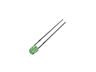 3mm Transparent Cylindical Green 3MCD LED Lamp [L-1334GT]