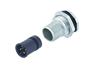 4 way Male Socket Connector with IP68 250V 4A Screw Locking and Solder termination [99-3431-216-04]