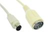 Keyboard Cable • Mini DIN 6-pin Male~to~DIN 5-pin Female [XY-PC52]