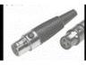 Inline Female XLR Cable Plug • 3 way • Mini [XLRM-TA3F]