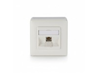 E-DAT Module 1 Port AP Cat.6A, Pure White [1309110002-E]