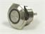 Ø16mm Vandal Proof Stainless Steel IP65 Push Button and Red 12V LED Ring Illuminated Switch with 1N/O Momentary Operation and 2A-36VDC Rating [AVP16F-M1SCR12]