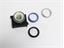 Push Button Actuator Switch Illuminated Momentary • Blue Flush Lens • Black 30mm Bezel [P301MB]