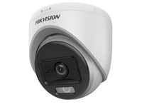 Hikvision Smart Hybrid Light ColorVu Fixed Turret Camera 2MP 2.8mm Lens, 20m IR, PAL/NTSC, Res:1920x1080, 3D DNR, ICR, Lens Mount:M12, STD/HIGH-SAT/Highlight, (TVI/AHD/CVI/CVBS), Plastic, Digital WDR, Approx:155g [HKV DS-2CE70DF0T-LPFS (2,8MM)]