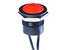 2A 24VDC IP67 Low Profile Push Button Switch with Round Black Actuator [IAR3F1200]