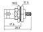 BNC 75R Socket Bulkhead Panel Mount Crimp 6,2M-RG59 [71K504-109A4]