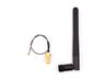 2.4G 3dBi Small Folding Antenna Inner Pin. Total Height 11cm. Includes 15cm IPEX to SMA Cable [BDD WIFI ANTENNA+ IPEX-SMA CABLE]