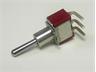 Miniature Toggle Switch • Form : SPDT-1-0-(1) • 5A-120 VAC • Right-Angle-PCB-ThruHole • Hor.Opr.Std.Lever Actuator [8020B]