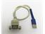 USB A Panel Jack to USB A Plug - 25CM [XY-USB1598-02C]