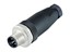 Circualar Connector Power M12 A COD Cable Male Straigh. 5 Pole Screw Termination for Max 0,75mm Square. Wire Cable Entry 4-6mm 4A-125V IP67 [99-0437-14-05]