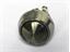 Ø12mm Metal Stainless Steel 17mm Round Bezel IP65 Push Button Switch with Silver Button, 1N/O Momentary Operation and 2A-36VDC Rating [PBMSR171ATLES]