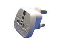 Adaptor 3Pin Plug SA To UK 15A 250V With Safety Shutter [ADAP 3PIN SA-INTL+ SHUTTER]